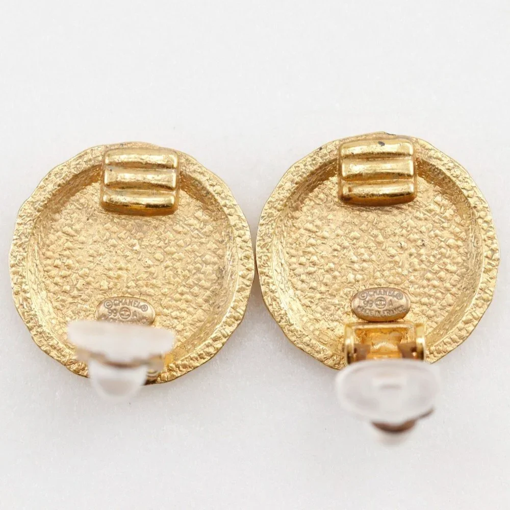 CHANEL Authentic Gold Earrings